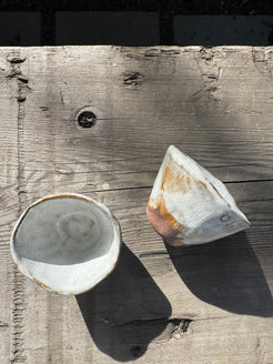 Pair Of Earthenware Sipping Cups