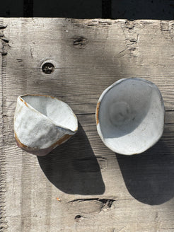 Pair Of Earthenware Sipping Cups